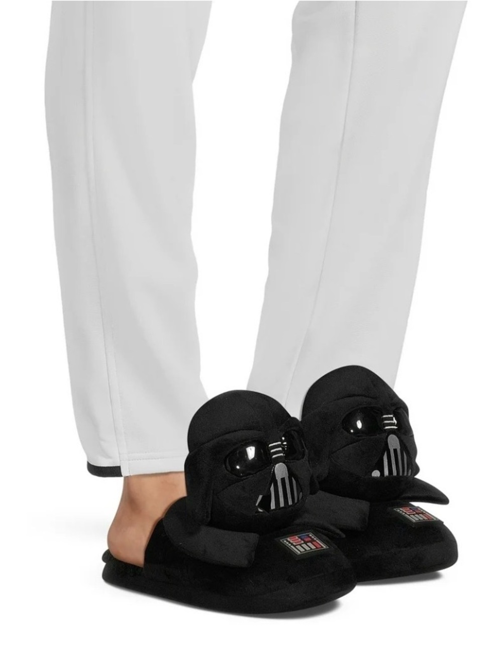 Star Wars Black Darth Vader Plush Slip-On Men’s Slippers